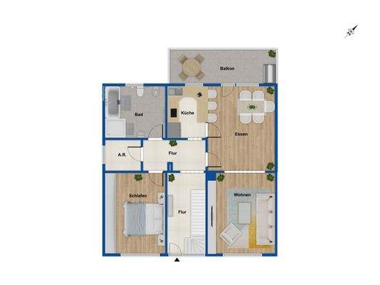 Grundriss Erdgeschoss