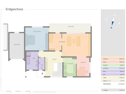 Grundriss Erdgeschoss
