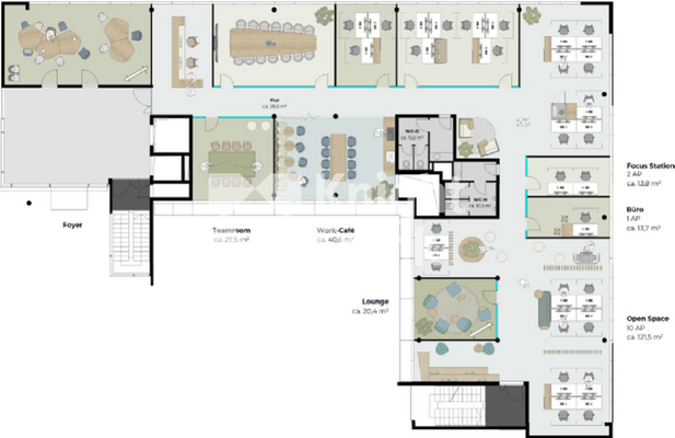 1. - 3. Obergeschoss