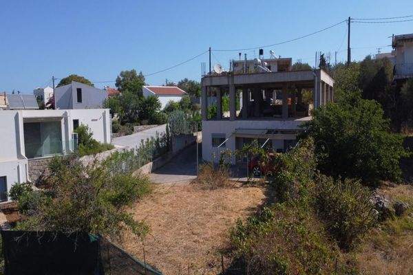 Kreta, Plaka: Erstklassige Entwicklungsmöglichkeit mit Meerblick zu verkaufen