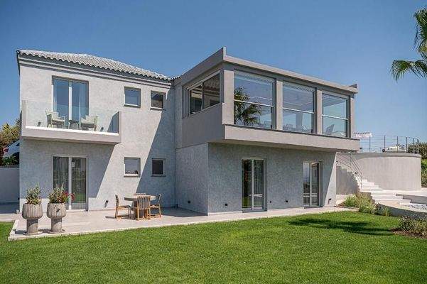 Kreta, Tersana: Wunderschöne Villa mit atemberaubendem Meer- und Sonnenuntergangsblick zu verkaufen