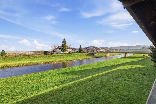 Ausblick von dem Balkon