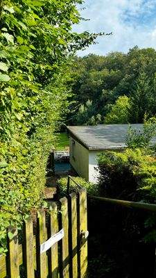 A Blick vom oberen Zugang