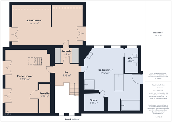 Grundriss Obergeschoss