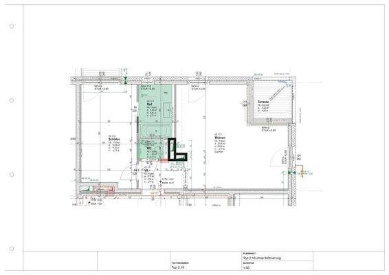Grundriss Wohnung Top 2.10
