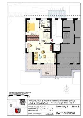 Grundriss Staffelgeschoss