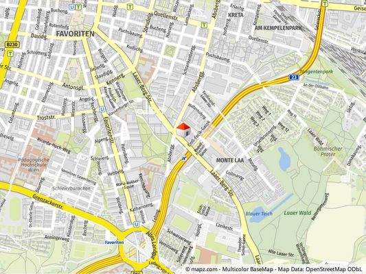 Geolyzer Kartenausschnitt