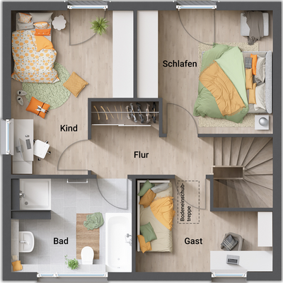 Stadthaus 100 Grundriss