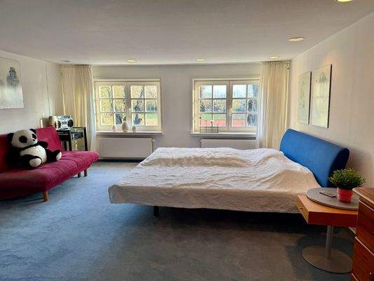 Schlafbereich im Dachgeschoss