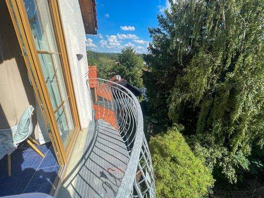 Balkon 1 Obergeschoss Zugang über Bad