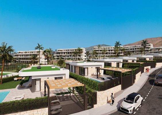 Villas with private Pools and Rich Amenities in Finestrat