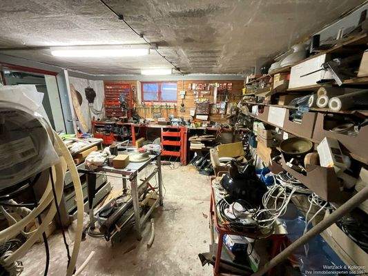 Werkstatt im Keller