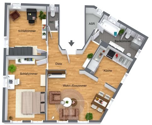 Grundriss 3D