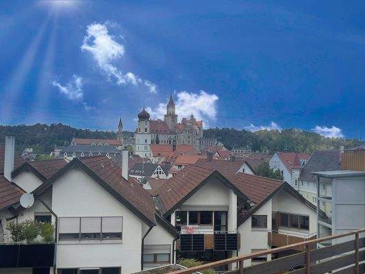 Schloßblick von der Dachterrasse