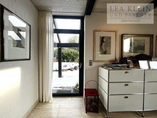 Ausgang in den Garten 