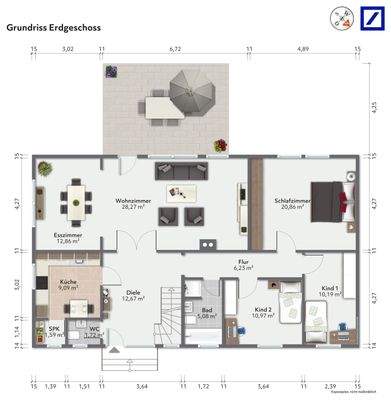 Grundriss Erdgeschoss