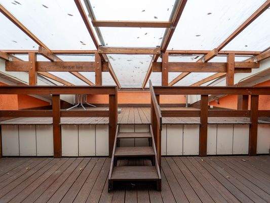 Dachterrasse Reihenendhaus OG