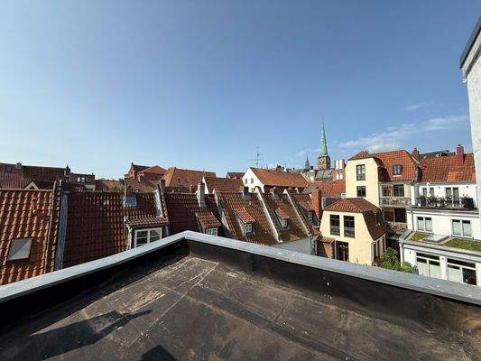 Blick über die Dächer Lübecks