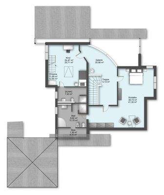 Grundriss Dachgeschoss