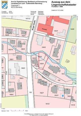 Lageplan Grundstueck