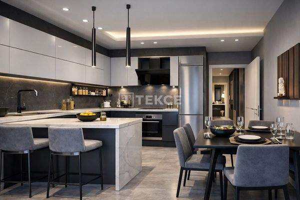3-Bedroom Duplex Apartment in a Complex in Antalya Altıntaş