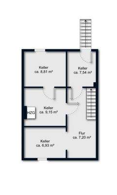 Grundriss Keller