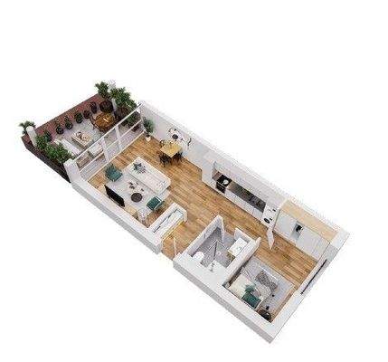 Grundrissskizze Wohnung 6