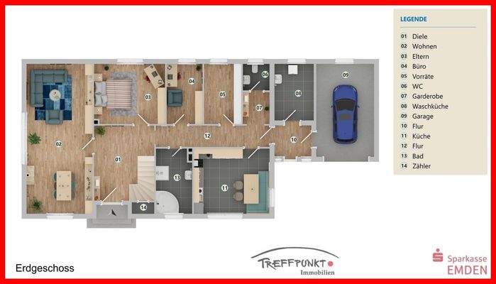 Grundriss Erdgeschoss