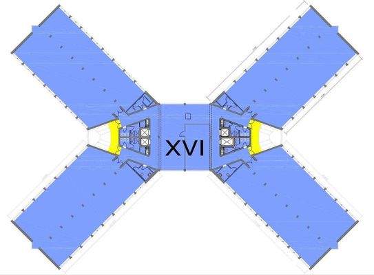 Grundriss, eine Etage