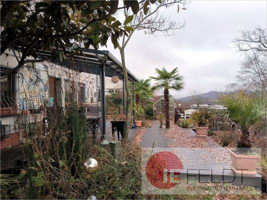 Die Terasse mit Talblick