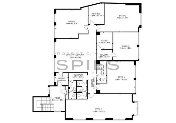 Grundsriss / 2. OG / 267 m²