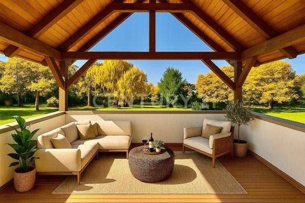 Balkon mit idealer Größe für entspannte Momente