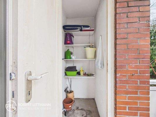Abstellraum Balkon