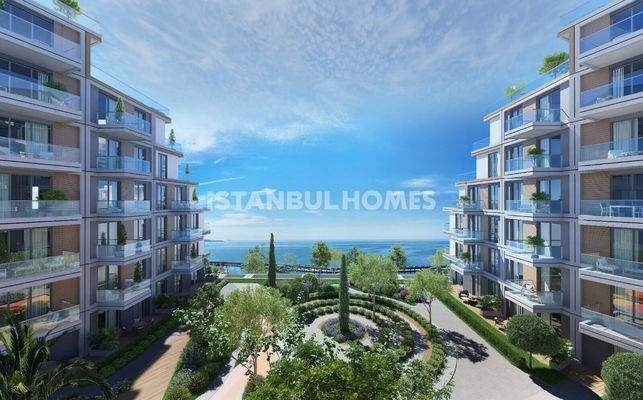 Elegant Flats within a Sea View Project in Buyukcekmece