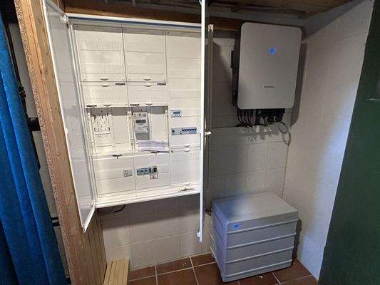 Stromverteilung + Wechselrichter