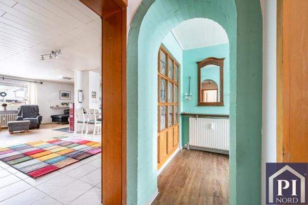 Blick ins Wohnzimmer