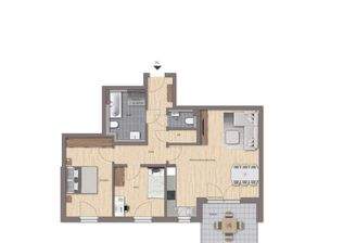 Schöne 3-Zimmer-Wohnung mit großem Balkon