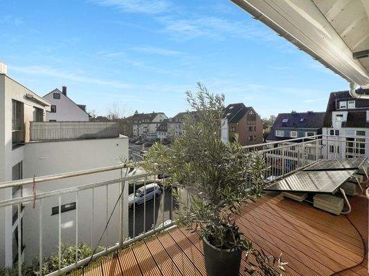 Blick unterer Balkon