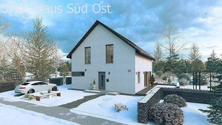 Außenansicht Winter Eingang