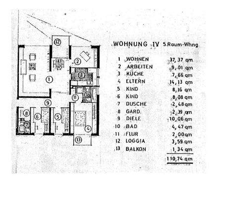 Grundriss Wohnung