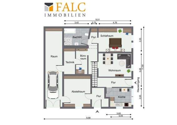 Erdgeschoss - Einliegerwohnung