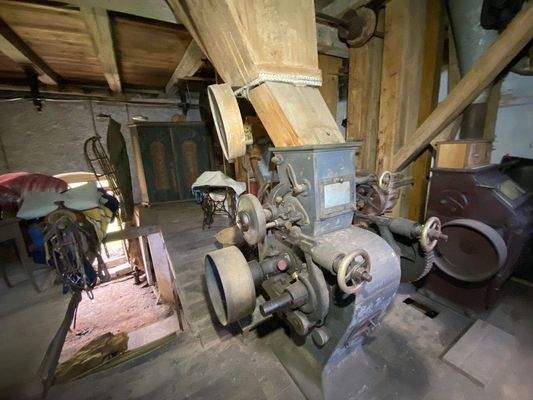 31 Mühlentechnik und Transmission im Erdgeschoss (