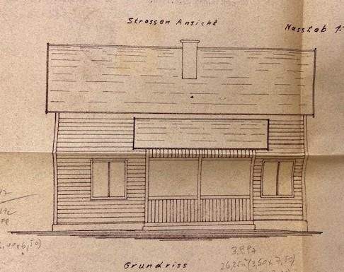 Ansicht Nebengebäude 1948