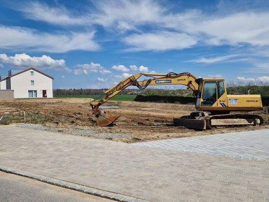 Parzelle 13 im Vordergrund