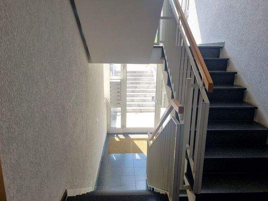 Gepflegter Eingangsbereich