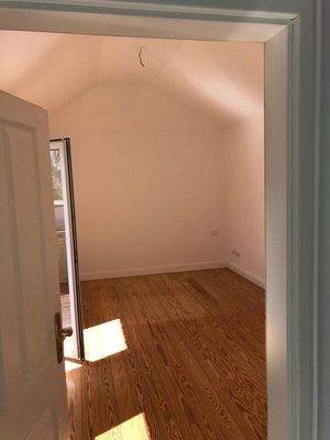 Blick in das Schlafzimmer