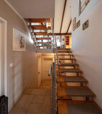 Treppe Küche-Wohnen