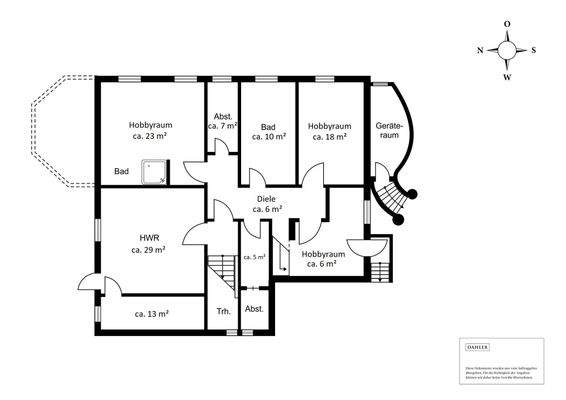 Grundriss Souterrain