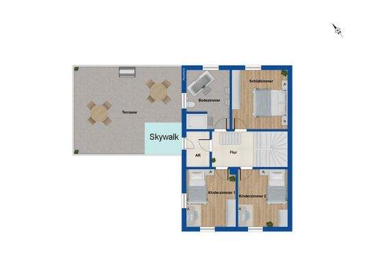 Grundriss Obergeschoss