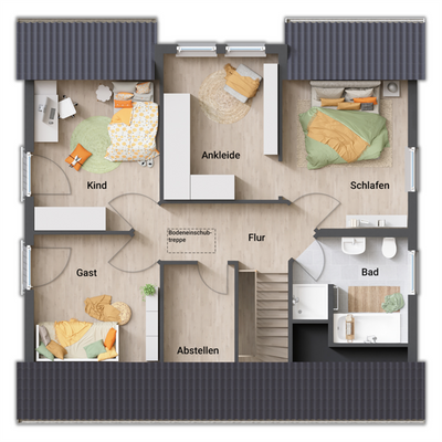 Grundriss-Einfamilienhaus-Flair-134-Dachgeschoss